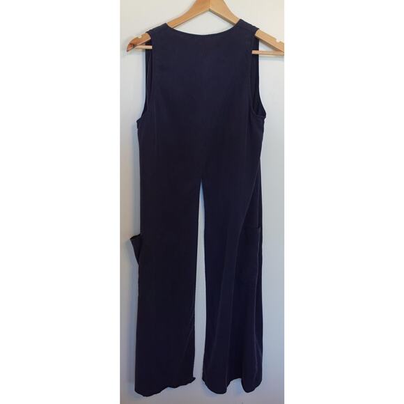 BCBGeneration Vest Small Blue Long Duster Cardigan Dark Fairy Grunge Layering - Picture 3 of 10